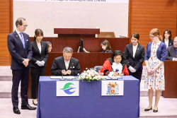 Signing ceremony in the Town Hall